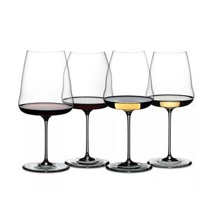 Riedel Wine Wings Winewings Crystal Wine Glass Tasting Set, Mixed Set of 4